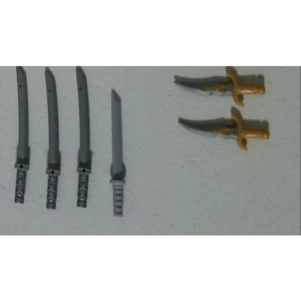 VINTAGE LEGO BLOCKS PARTS, CITY, WEAPONS SWORDS SPEARS BOWS ACCESSORIES ETC.